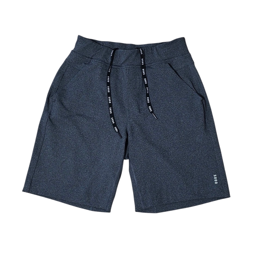 Sodo Mens Athletic Shorts Dark Gray Size Small